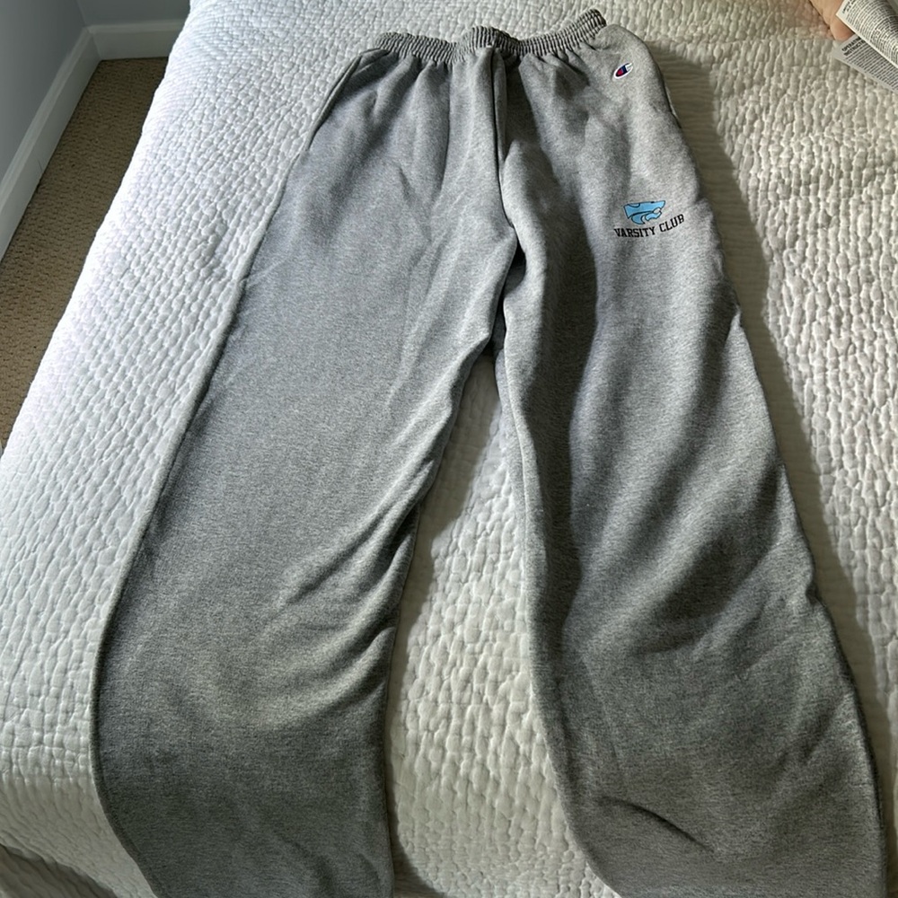 Grey wide leg sweatpants - Champion - size s